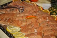 Fischessen Lachsplatte